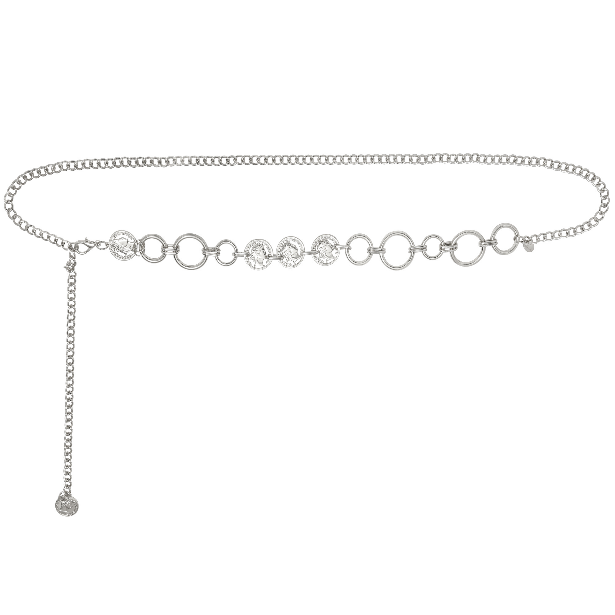 Accor lila plastic Chain belt hercules zilver – Be-you-tiful
