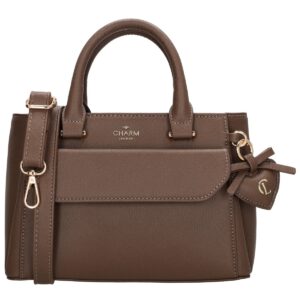 Charm London cambridge handtas mokka
