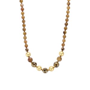 Biba ketting 61674mix01 bruin