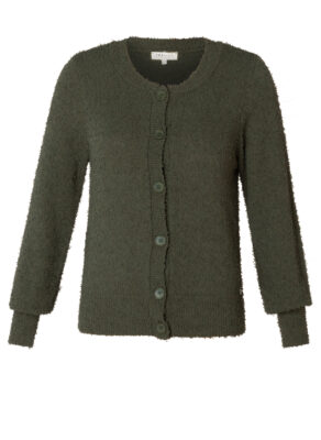 IVY BEAU silke vest olive